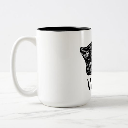 OMG dat koffie Do - Tweekleurige Koffiemok (Links)