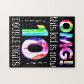 OMG! Dit Kind is nu 10 dubbelcijferige verfdrukkin Legpuzzel (Horizontaal)