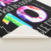 OMG! Dit Kind is nu 10 dubbelcijferige verfdrukkin Sherpa Deken (3/4)