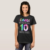 OMG! Dit Kind is nu 10 dubbelcijferige verfdrukkin T-shirt (Voorkant volledig)