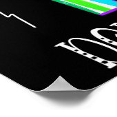 OMG! Dit kind is nu 10 dubbele cijfers Paint Drip Poster (Hoek)