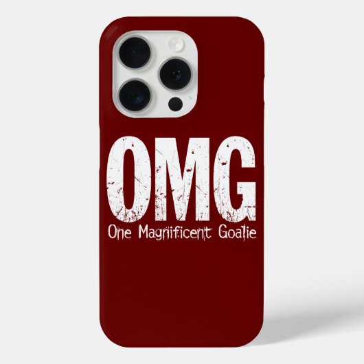 OMG: Een groots Goalie Case-Mate iPhone Case (Achterkant)
