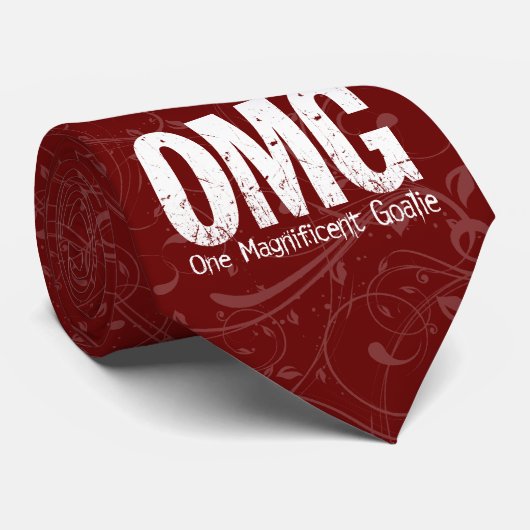 OMG: Een Stropdas van Magnificent Goalie (Hockey) (Opgerold)