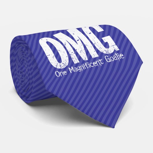 OMG: Een Stropdas van Magnificent Goalie (Hockey) (Opgerold)