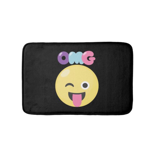 OMG Emoji Badmat (Voorkant)