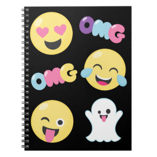 OMG Emoji Emoji Spiral-laptop Notitieboek
