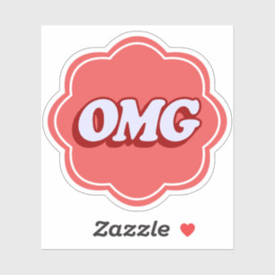 OMG Expression - Vetgedrukte tekst Sticker