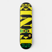 OMG FINE (JAMAICA) 8 1/4 "Skateboard Deck Persoonlijk Skateboard (Voorkant)