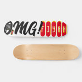 OMG FIYAH JMT 7 3/4-inch skateboard deck (Horizontaal)