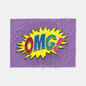 OMG! FLEECE DEKEN (Voorkant (Horizontaal))