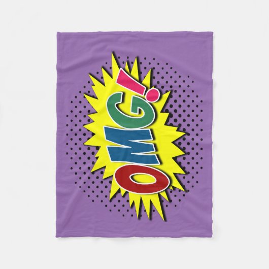 OMG! FLEECE DEKEN (Voorkant)