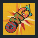 OMG Fun Retro Comic Book Pop Art Hout Afdruk<br><div class="desc">Een leuk,  cool en trendy retro-stripverhaal pop-geïnspireerd design dat de grillen,  zap,  pow in je leven zet. Het perfecte cadeau voor superhelden,  vrienden,  familie of als een traktatie voor jezelf. Ontworpen door: ComicBookPop© op www.zazzle.com/comicbookpop*</div>