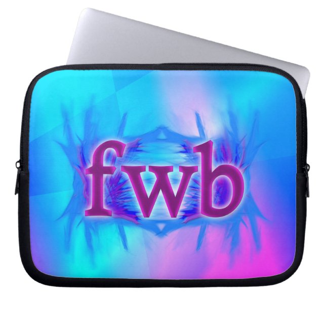 OMG! Fwb! Laptop Sleeve (Voorkant)