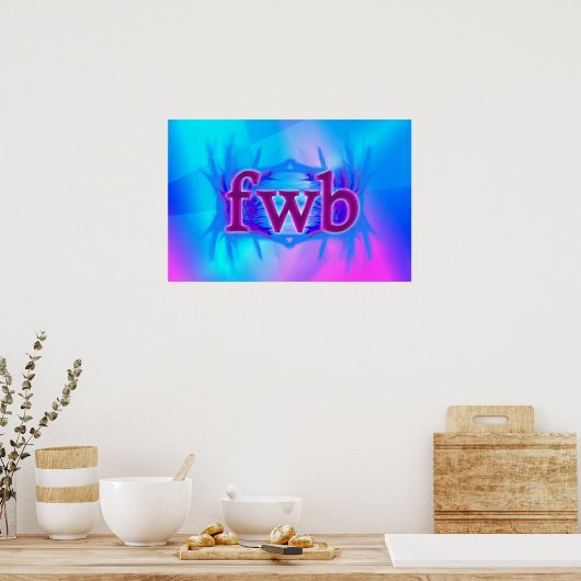 OMG! Fwb! Poster (Keuken)