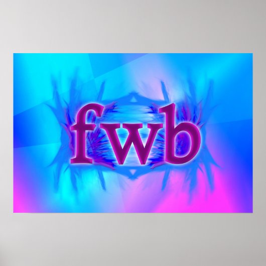 OMG! Fwb! Poster (Voorkant)
