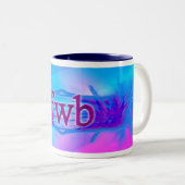 OMG! Fwb! Tweekleurige Koffiemok (Voorkant rechts)