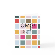 OMG! Gefeliciteerd! Wenskaart
