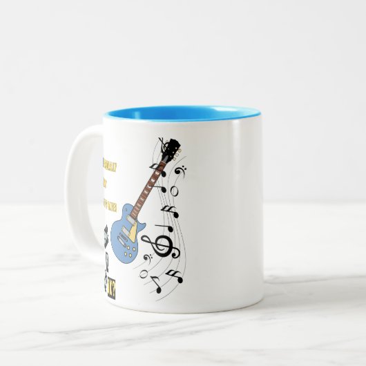 OMG gitaar speler Mok (Voorkant links)