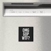 OMG GOP WTF — wit - Magneet (Insitu (Vaatwasser))