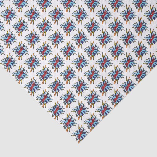 OMG Grappige Moderne Typografie Tissuepapier (Detail)