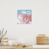 OMG Grappige Sociale Media Cartoon Poster (Keuken)