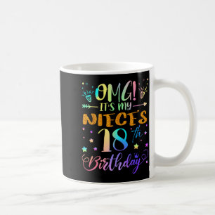 Omg het is de 18e verjaardag van mijn nicht Lieve Koffiemok