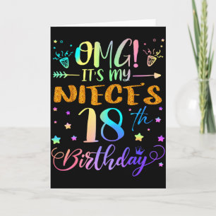 Omg het is de 18e verjaardag van mijn nichtje Scha Kaart