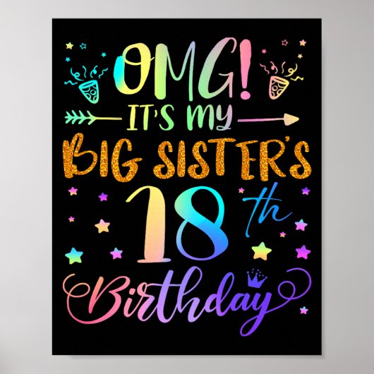 Omg Het Is De 18e Verjaardag Van Mijn Oudere Zus Z Poster (Voorkant)