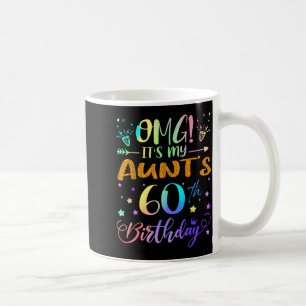 Omg het is de 60e verjaardag van mijn tante Lieve Koffiemok