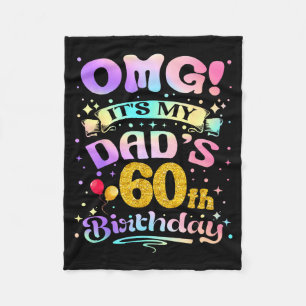 Omg het is de 60e verjaardag van mijn vader Gefeli Fleece Deken