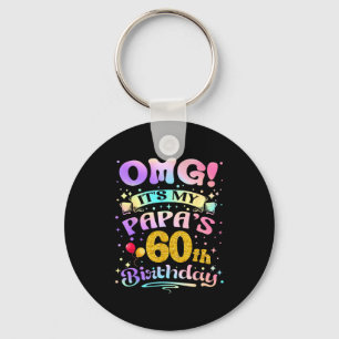 Omg het is de 60ste verjaardag van mijn papa Gefel Sleutelhanger