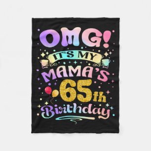 Omg het is de 65e verjaardag van mijn mama Gefelic Fleece Deken