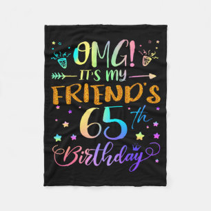 Omg Het Is De 65e Verjaardag Van Mijn Vriend Zoete Fleece Deken