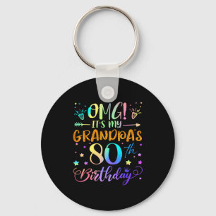 Omg Het Is De 80e Verjaardag Van Mijn Opa Leuk 80  Sleutelhanger