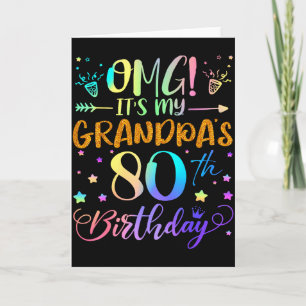 Omg Het Is De 80e Verjaardag Van Mijn Opa Slecht 8 Kaart