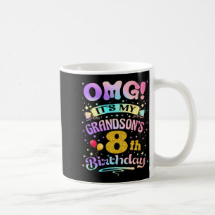 Omg Het Is De 8e Verjaardag Van Mijn Kleinzoon Gef Koffiemok