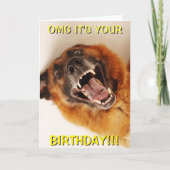 OMG, HET IS JOUW VERJAARDAG!! KAART (Voorkant)