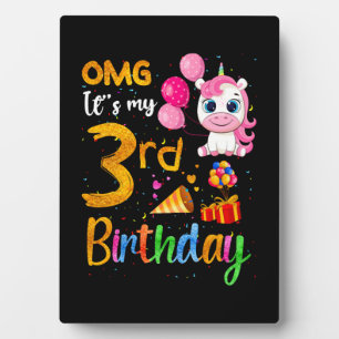 OMG Het is mijn 3e verjaardag 3 jaar oud leuk eenh Fotoplaat