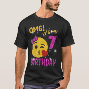 OMG Het is mijn 7e bevalling meisje van 7 jaar T-shirt