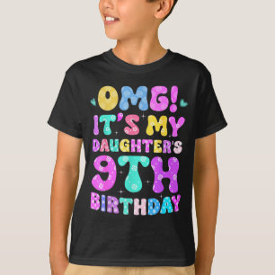 Omg Het Is Mijn Dochter Haar 9e Verjaardag Bloemen T-shirt