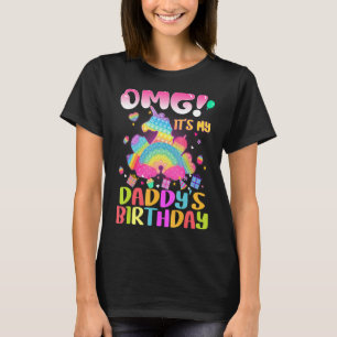 Omg Het is mijn papa's verjaardag Popit Fidget Fam T-shirt