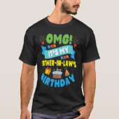 Omg het is mijn vader in de wet... gelukkige pappi t-shirt (Voorkant)