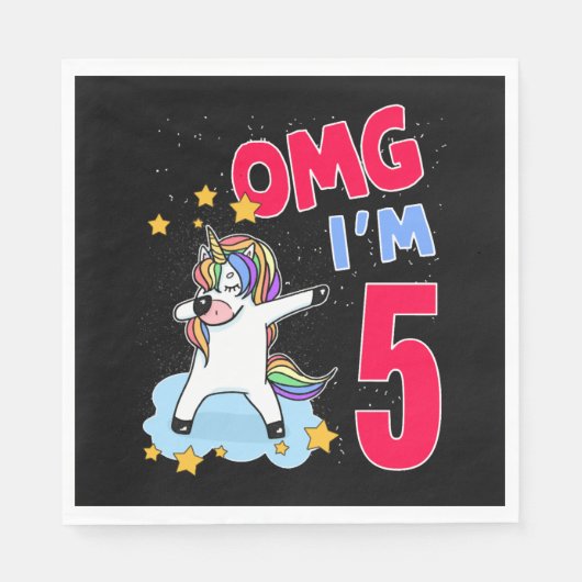 OMG I AM 5 SERVET (Voorkant)