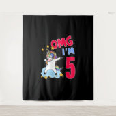 OMG I AM 5 WANDKLEED (Voorkant)