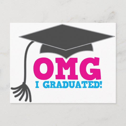 OMG I-graduatie Aankondigingskaart (Voorkant)