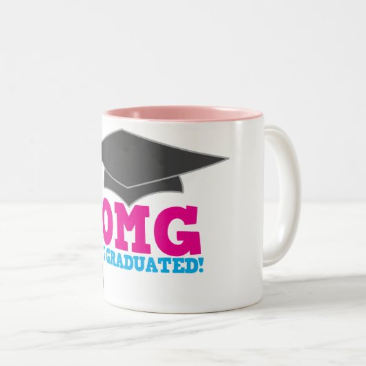 OMG I-graduatie Tweekleurige Koffiemok (Voorkant rechts)