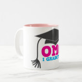 OMG I-graduatie Tweekleurige Koffiemok (Voorkant links)
