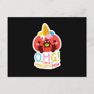 OMG Ik ben nu een Eenhoorn Briefkaart