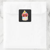 OMG Ik ben nu een Unicorn Vierkante Sticker (Tas)