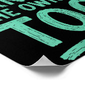 OMG Ik ken de eigenaar ook (op de rug) Poster (Hoek)